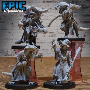 Serpent Folk Set B / Snake Soldier / Serpentfolk Beast / Sand Dune Reptile / Desert Monster Encounter