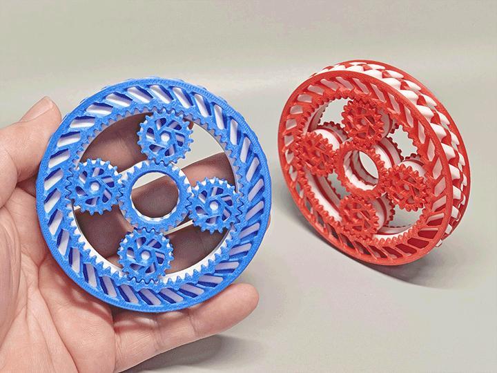 Ultra-Smooth Planetary Gear Fidget Spinner TA3 Turbine