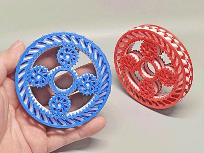 Ultra-Smooth Planetary Gear Fidget Spinner TA3 Turbine