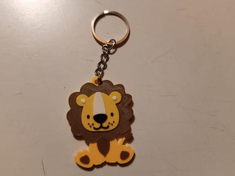 Lion Keychain