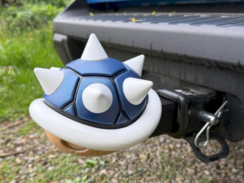 Koopa Shell Trailer Hitch Cover from Mario Kart