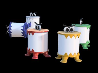 Halloween Monster Toilet Paper Towel Holder