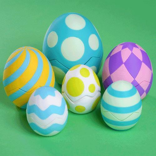 Blob Easter Eggs - Patterns for Multicolor Printers