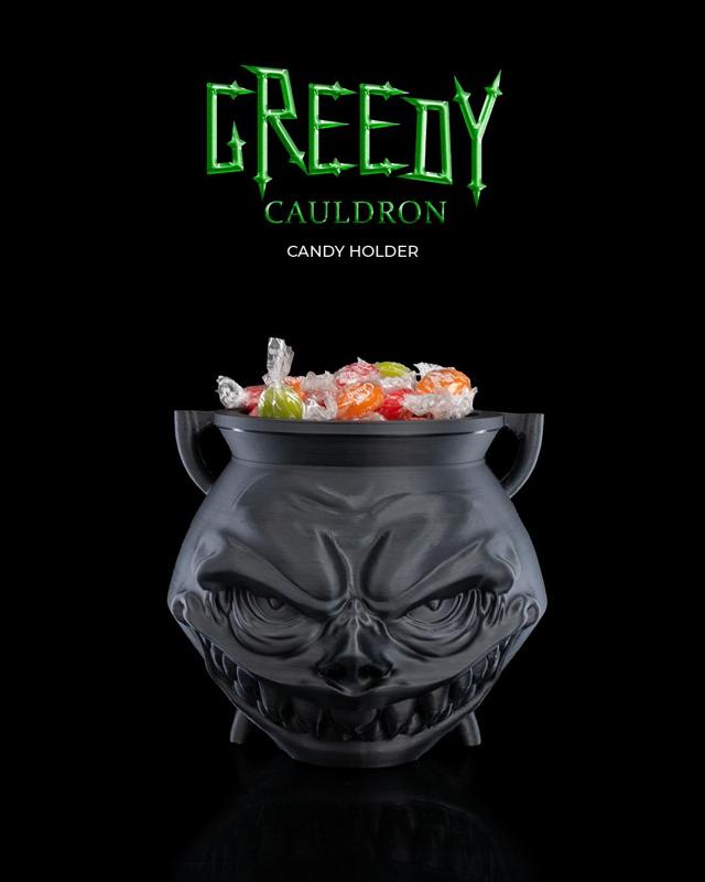 Greedy Cauldron Candy Holder  