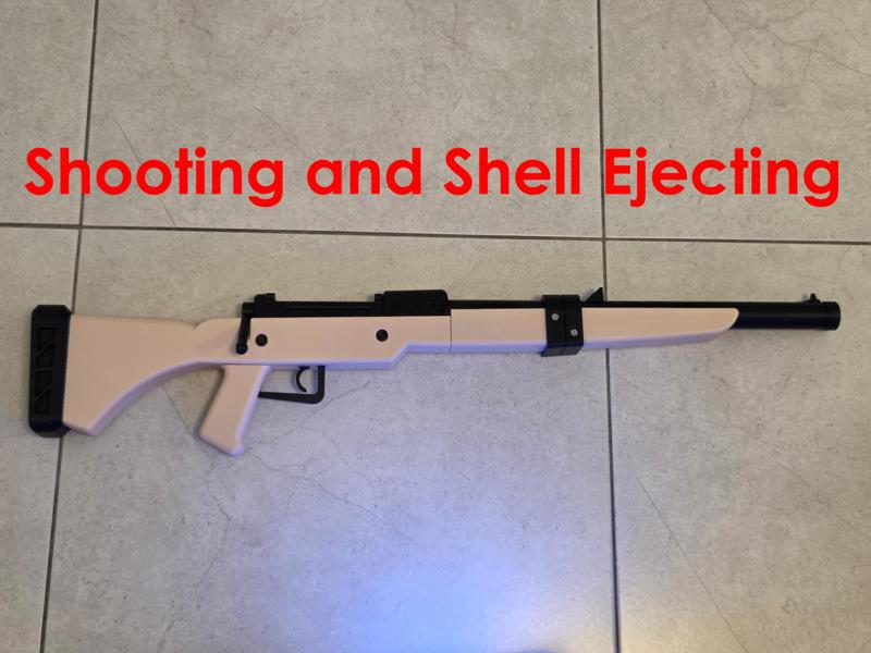 Hunting Rifle - Shooting + Shell Ejecting 