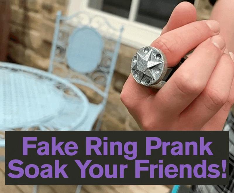 Ring Squirter Prank NO NON 3D PRINTED PARTS < 3H