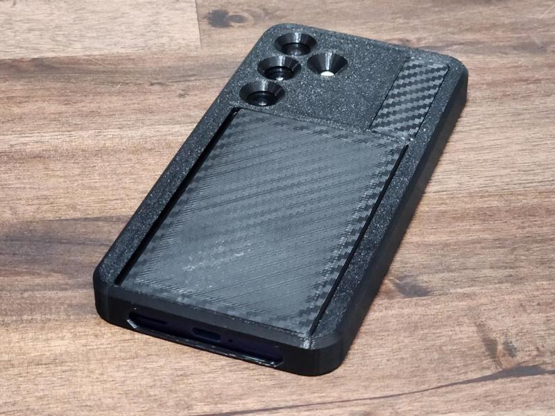 PETG Galaxy S25 Case w/ Optional Wallet and Stand