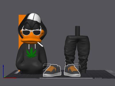 Urban Daffy Duck V3 Blacked-Out Stoned Edition