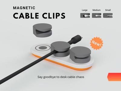 Ultimate Magnetic Cable Clips Holder