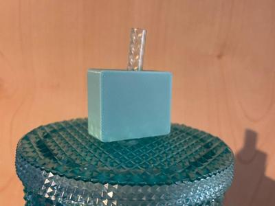 Rectangle Tilt Straw Topper Blank