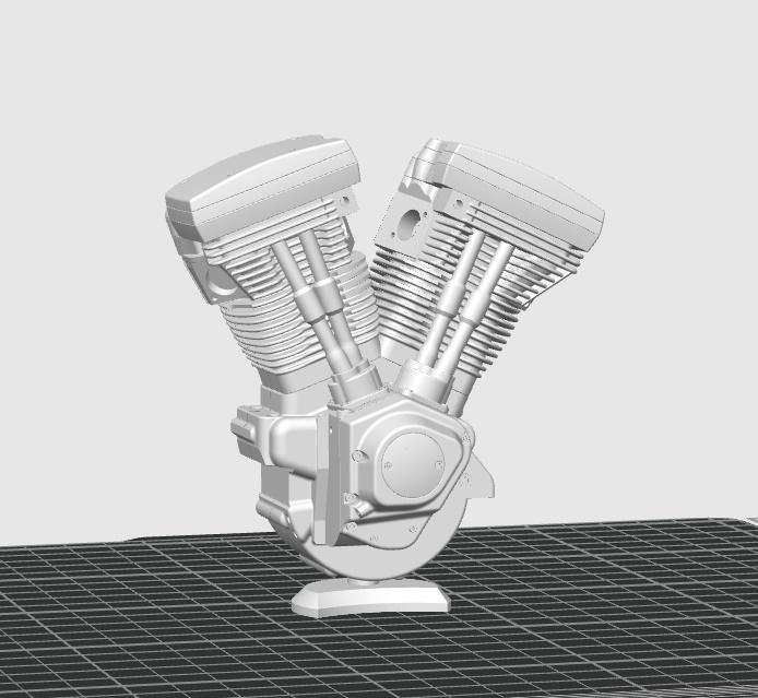 Evolution Engine Harley Chopper