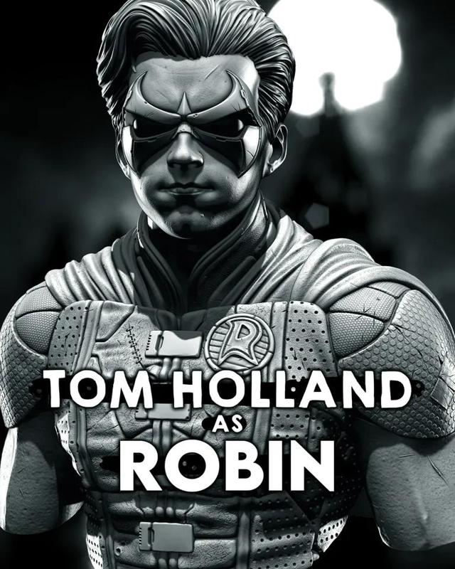 Tom Holland as Robin Bust (pre-supported)   