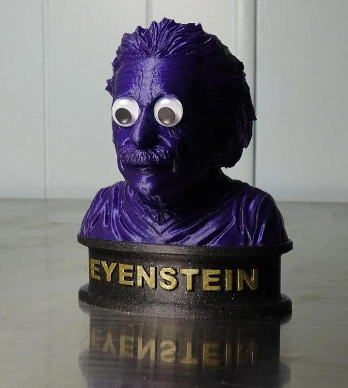 Googly Eyenstein and Plinth   