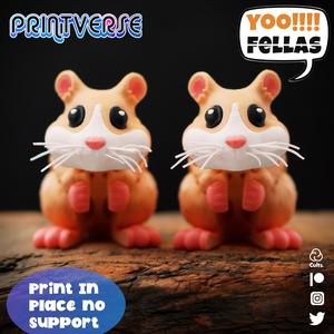 Flexy Print In Place Hamster