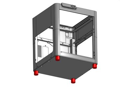 Feet extension for X1/P1 printers