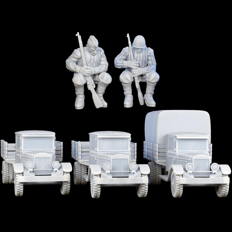 Transport Trucks - WWII Red Army Kickstarter
