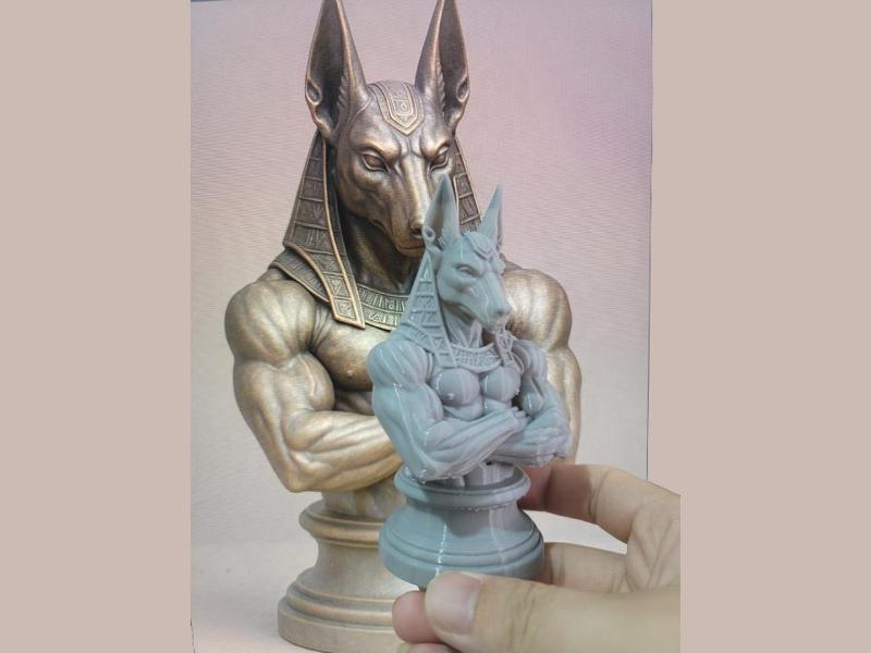 Beerus Dragon Ball Bust Life-Size 比鲁斯 3D Model