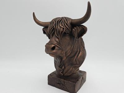 HIGHLAND COW BUST