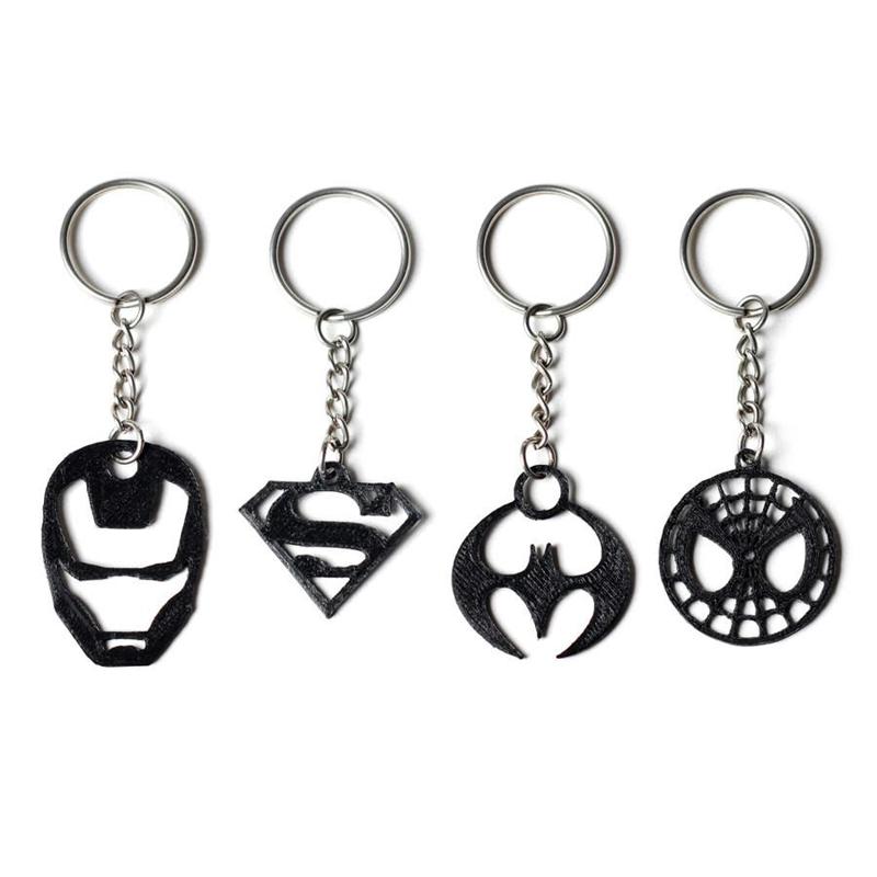 Superhero Keychains