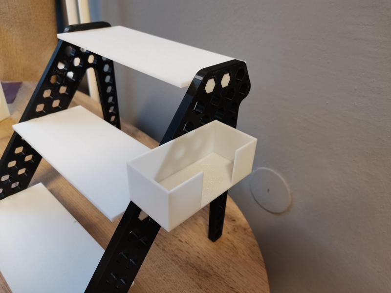 Attachable business card holder mod for the display shelf (other model)