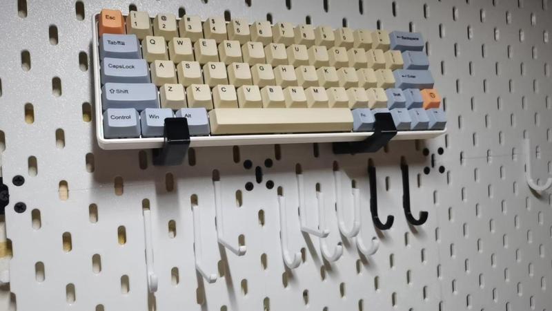 IKEA Skadis Keyboard bracket 30mm  IKEA Pegboard 30mm Keyboard Bracket