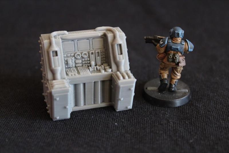 Sci-Fi Computer Terminal (No2) - Fallout Style (ish) / 40k Scatter Terrain