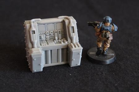 Sci-Fi Computer Terminal (No2) - Fallout Style (ish) / 40k Scatter Terrain