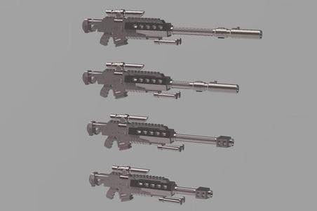 Barrett 50 Cal Bolt Sniper Rifle