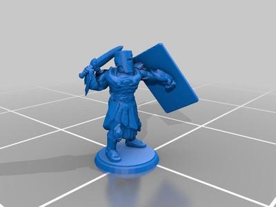 Knights - (See Description!) - Sword and Tower Shield 