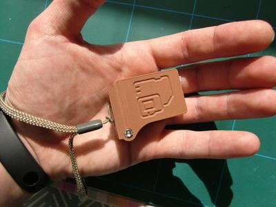 Mirco SD card/SD card Holder easy & sturdy print