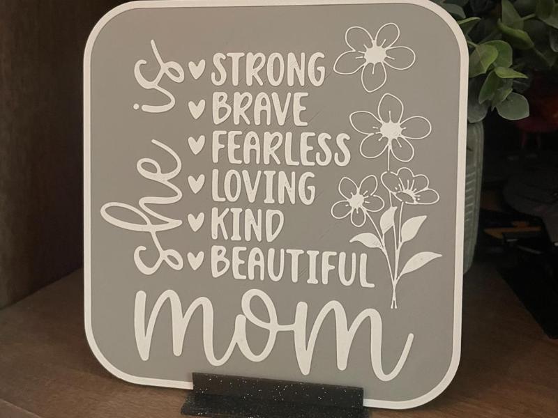 Mothers Day Display / Sign / Gift / Easy / Fast