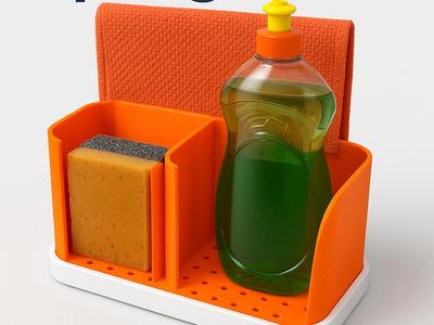 SpongeDock – The  Sink Organizer