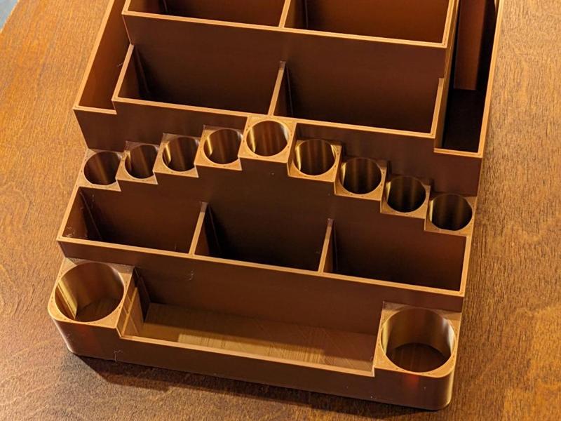 Side Table Remote organizer