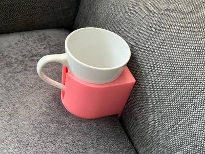 Holder, drink stand for the couch