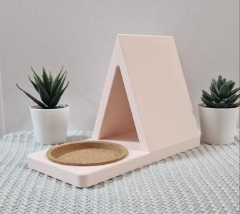 Book Rest/Barn/Holder, 10cm IKEA cork coaster