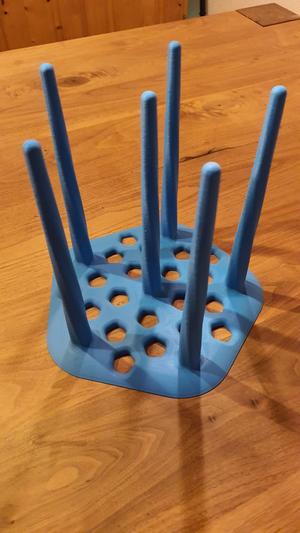 Bottle dryer holder
