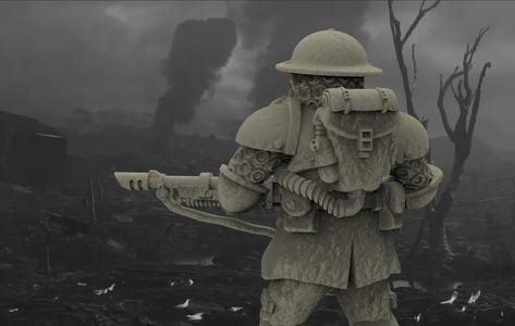 Feudal Guard - Alternate WW1 28mm Miniature