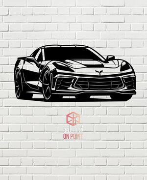 CORVETTE C7R - 2D WALL ART #2