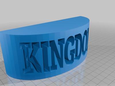 KC Kingdom Desk Sign