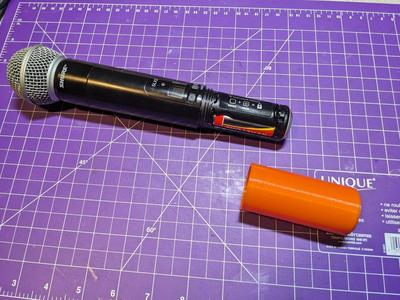 Shure wireless mic replacement battery cover