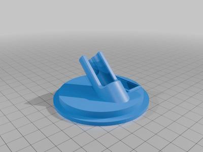 Support V2 to Airbrush Cleaner (Nutella Jar)