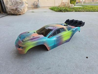 Spoiler for Traxxas Rustler 4x4 - 2 Versions