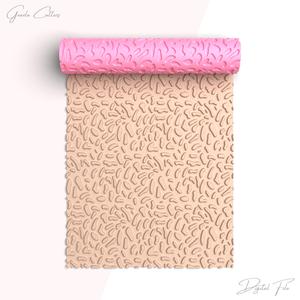 Animal Skin Texture Roller For Polymer Clay, Animal Skin Clay Texture Rolling Pin, No: 1411