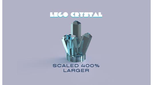 400% Larger LEGO Crystal