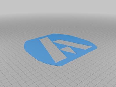 ashaway logo stencil card