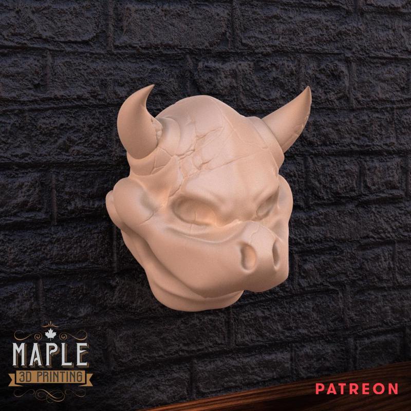 Bowser Skull - Mario - Halloween