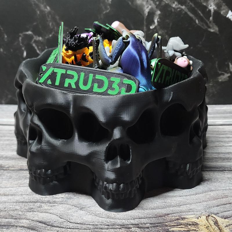 Multi-Faced Skull Candy Bowl