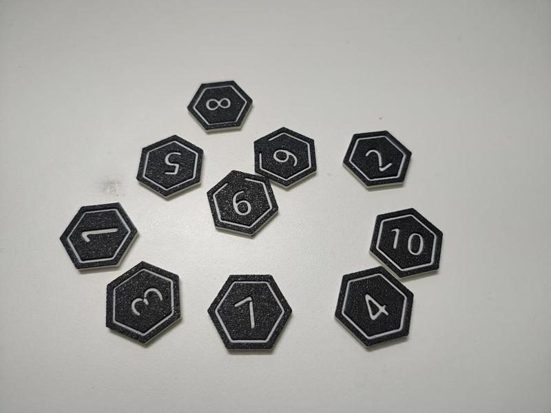Number Tiles (for memory game)
