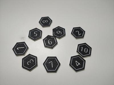 Number Tiles (for memory game)