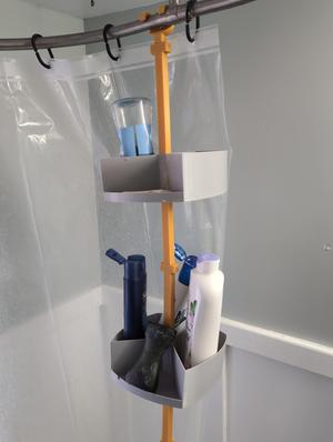 Storage System for making shower caddies and similar